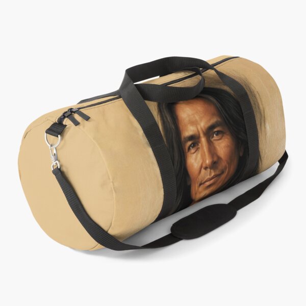 Item preview, Charcoal and Pastel Portrait of a Native Ametican Man designed and sold by Lucia Amaris Art.