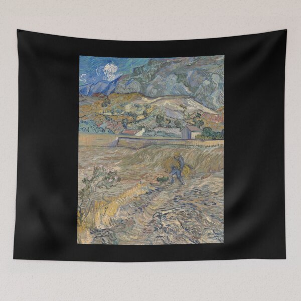 Item preview, vincent van gogh enclosed field with peasant designed and sold by alfacreator.