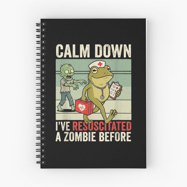 Item preview, Calm Down Ive Resuscitated A Zombie Before Funny Nurse Halloween Humor designed and sold by WilliaMaler.