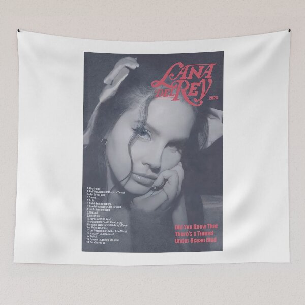 Item preview, Albums Cover Lana del Rey Tracklist Poster designed and sold by Reborn-Second.