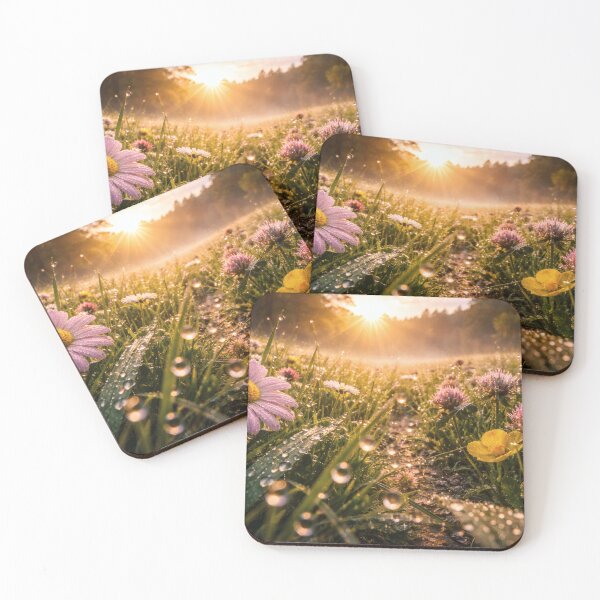 Item preview, Morning Wildflowers – Dew Meadow Landscape designed and sold by Yomere.