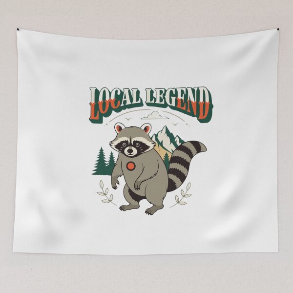 Item preview, cute chubby raccoon designed and sold by Tafa_Design.