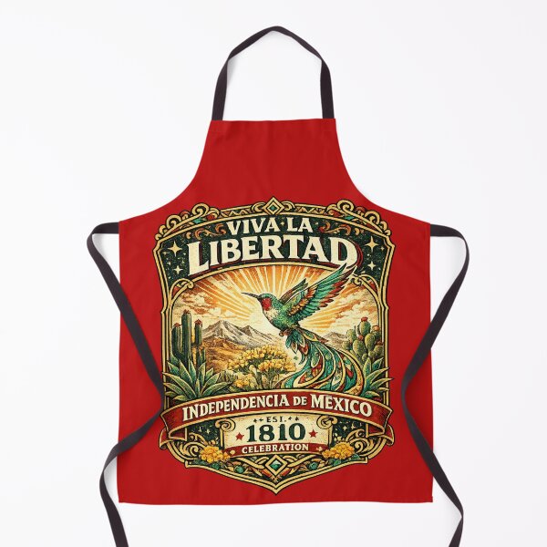 Aperçu de l'œuvre Viva La Libertad Colibri Mexique Indépendance vintage Patrimoine Mexicain  créée et vendue par irfanshikh.