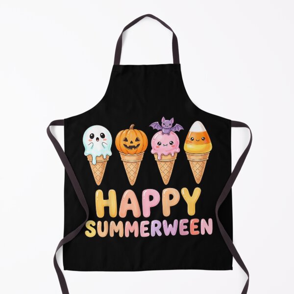 Item preview, Happy Summerween Cute Halloween Ice Cream Cones Kawaii Spooky Sweet Treats designed and sold by WilliaMaler.