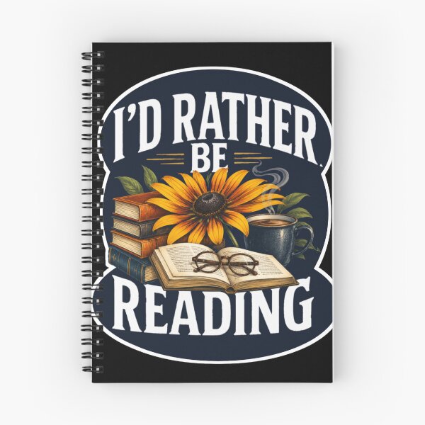 Item preview, I'd Rather Be Reading designed and sold by StockAnime.
