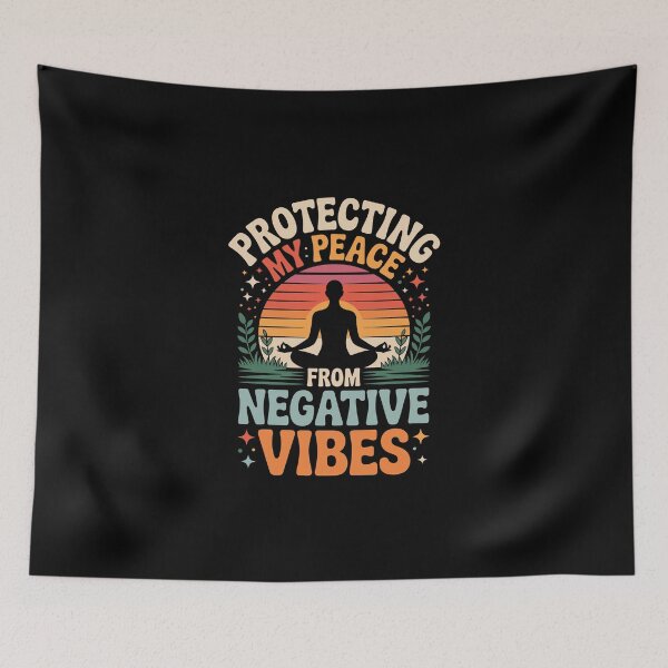 Item preview, PROTECTING MY PEACE FROM NEGATIVE VIBES designed and sold by jkrphoto.