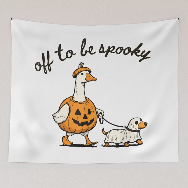 Item preview, Funny Honk To Be Spooky Goose Pumpkin Costume Halloween Dog Walk designed and sold by WilliaMaler.