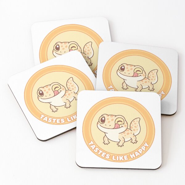 Item preview, Tastes Like Happy Kawaii Leopard Gecko Eye Lick designed and sold by Arc2020.