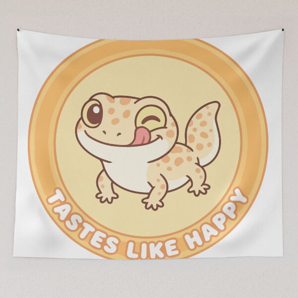Item preview, Tastes Like Happy Kawaii Leopard Gecko Eye Lick designed and sold by Arc2020.