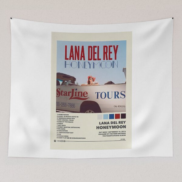 Item preview, Minimalist Albums Cover Honeymoon Lana Poster designed and sold by Reborn-Second.