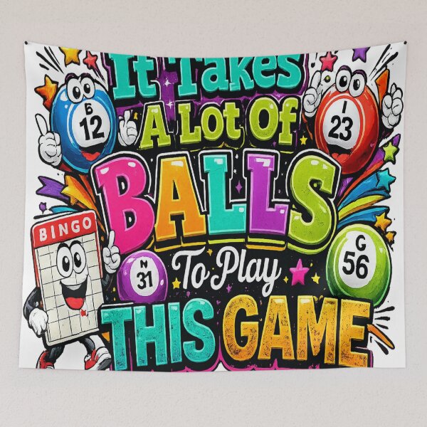 Item preview, Bingo: It Takes A Lot Of Balls To Play This Game designed and sold by DazzleKitty.