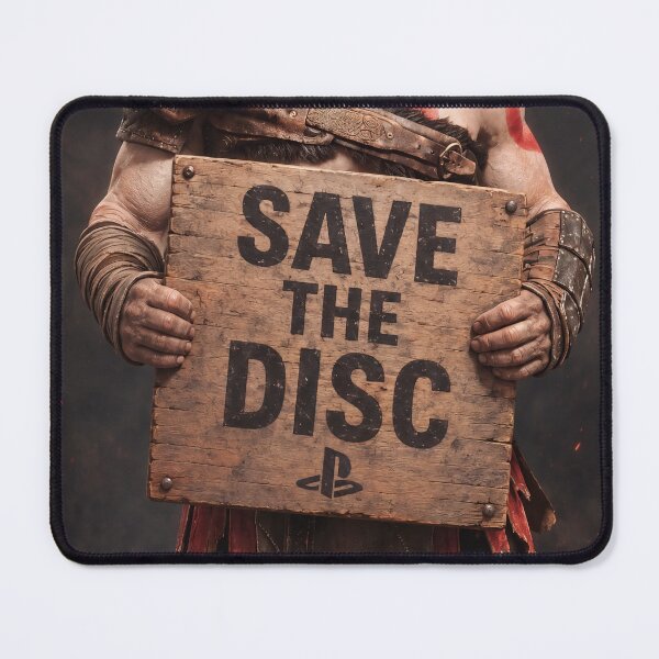 Item preview, Kratos from God Of War - "Sony The Disc Killer" designed and sold by n-i-t-s.