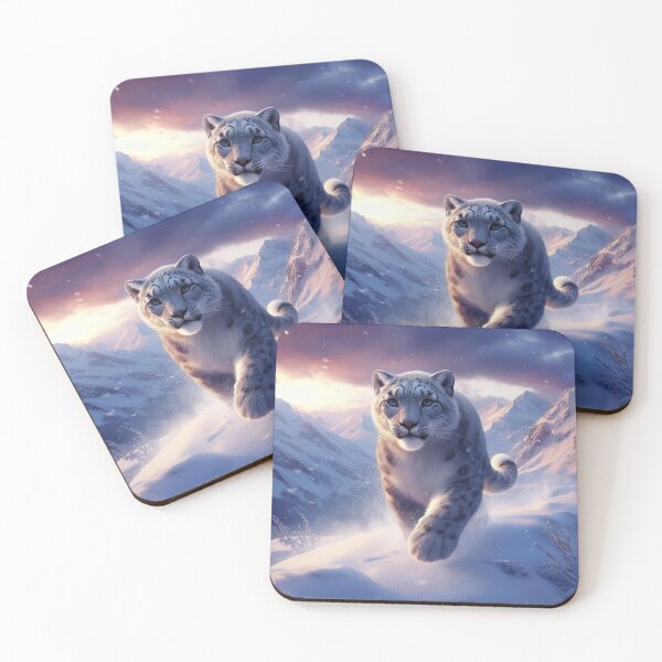 Item preview, Snow leopard in the mountain designed and sold by JALNERVION SHOP.