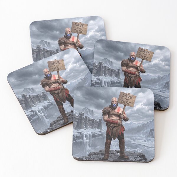 Item preview, Kratos from God Of War - "Save The Disc" designed and sold by n-i-t-s.