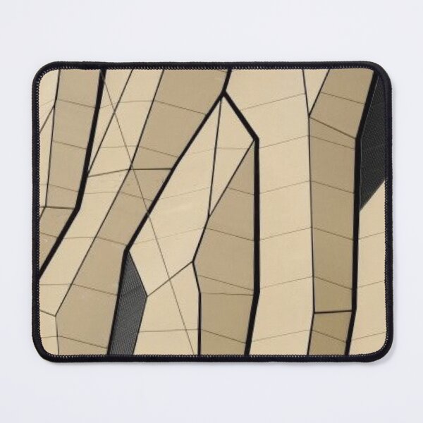 Item preview, Modern Beige Geometric Architecture Polygonal Abstract Pattern designed and sold by LYAN-STORE.