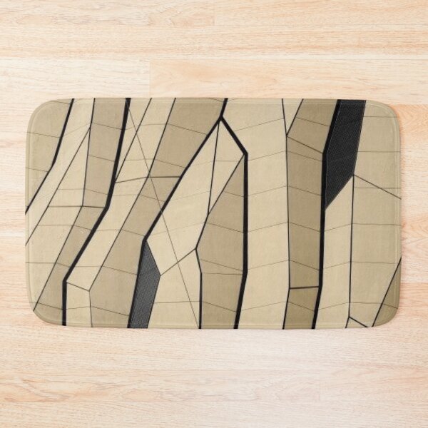 Item preview, Modern Beige Geometric Architecture Polygonal Abstract Pattern designed and sold by LYAN-STORE.