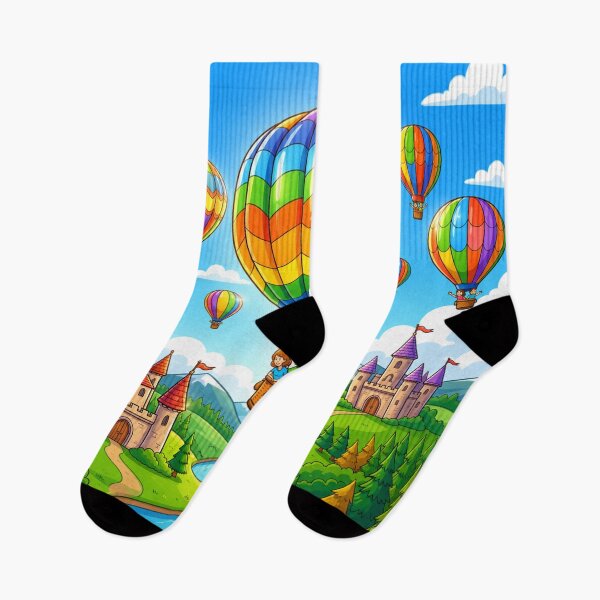 Item preview, Rainbow Hot Air Balloon Adventure designed and sold by Herodestroyer.