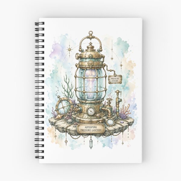 Item preview, Abysspunk Pressure Lantern - Deep Sea Relic designed and sold by Shadow Sprite Art.
