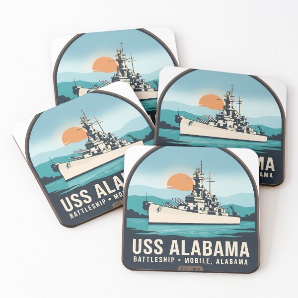 Item preview, USS Alabama Battleship Mobile Alabama designed and sold by DetourDgn.