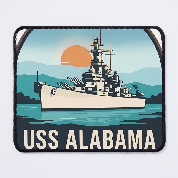 Item preview, USS Alabama Battleship Mobile Alabama designed and sold by DetourDgn.