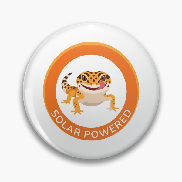 Item preview, Solar Powered Leopard Gecko Minimalist Reptile Art designed and sold by Arc2020.