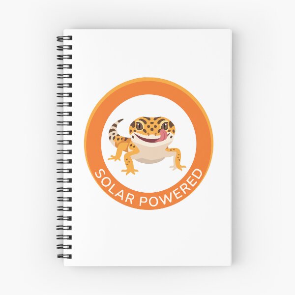 Item preview, Solar Powered Leopard Gecko Minimalist Reptile Art designed and sold by Arc2020.