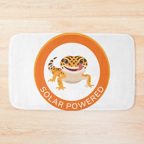 Item preview, Solar Powered Leopard Gecko Minimalist Reptile Art designed and sold by Arc2020.
