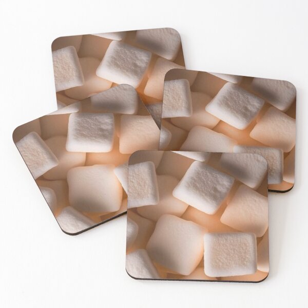 Item preview, Sweet Marshmallow Pattern Soft Creamy White Candy Background designed and sold by LYAN-STORE.