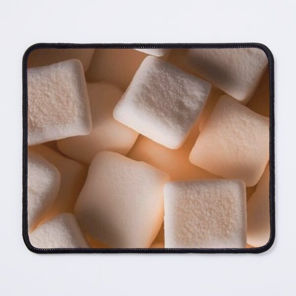 Item preview, Sweet Marshmallow Pattern Soft Creamy White Candy Background designed and sold by LYAN-STORE.