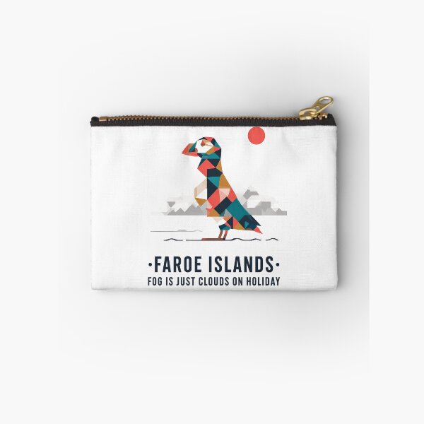 Item preview, Faroe Islands Puffin Travel Souvenir - Nordic Bird & Mountain Art designed and sold by OzzFrequency.