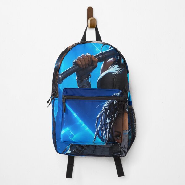 Item preview, Electric Blue: Cyberpunk Rebel Girl designed and sold by wilnickvisuals.
