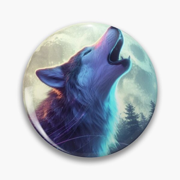 Item preview, Wolf hawling in the night  designed and sold by JALNERVION SHOP.