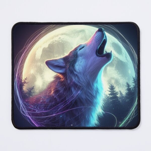 Item preview, Wolf hawling in the night designed and sold by JALNERVION SHOP.
