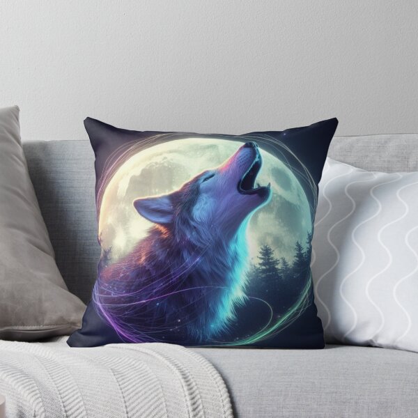 Item preview, Wolf hawling in the night  designed and sold by JALNERVION SHOP.