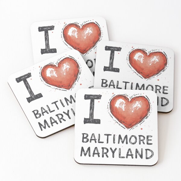 Item preview, I Love Baltimore Maryland  designed and sold by PamLeeDesign.