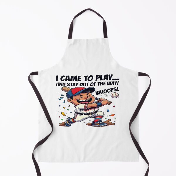 Item preview, I Came to Play and Stay Out of the Way! Whoops! Funny Baseball T-Shirt | Cute Cartoon Baseball Player | Baseball Fan Gift Graphic Tee designed and sold by Sushikidsntod.
