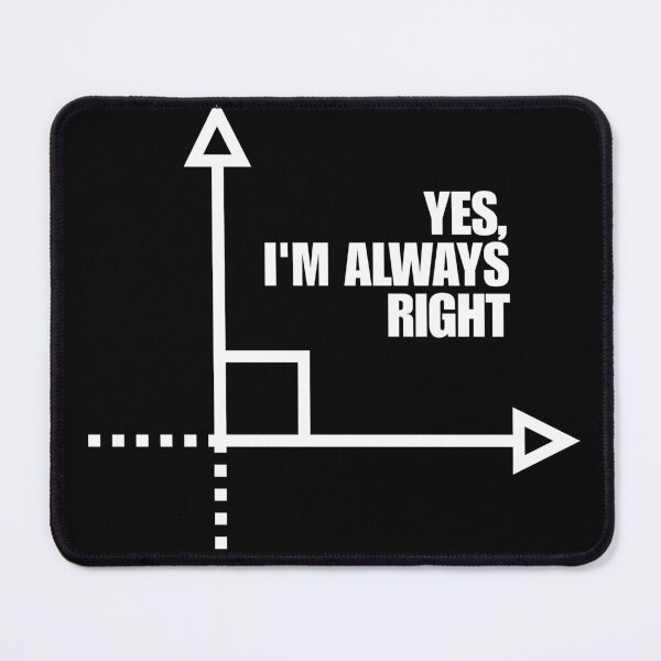 Item preview, Yes. I'm Always Right designed and sold by Dondonmart.