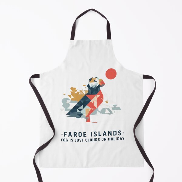 Item preview, Faroe Islands Puffin Travel Souvenir - Nordic Bird & Mountain Art designed and sold by OzzFrequency.