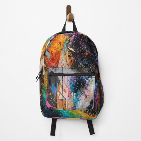 Item preview, Rainbow Panda - Urban Color Explosion designed and sold by Personiq Kaleido.