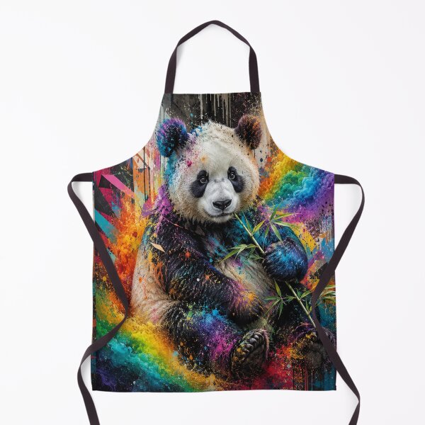 Item preview, Rainbow Panda - Urban Color Explosion designed and sold by Personiq Kaleido.