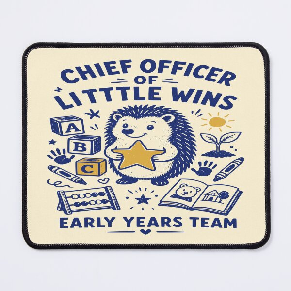 Item preview, Chief Officer Of Little Wins Early Years Team Hedgehog designed and sold by 89shirts.