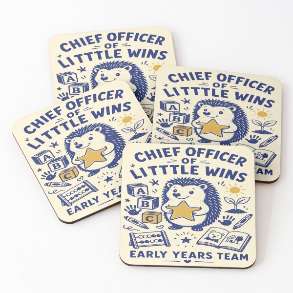 Item preview, Chief Officer Of Little Wins Early Years Team Hedgehog designed and sold by 89shirts.