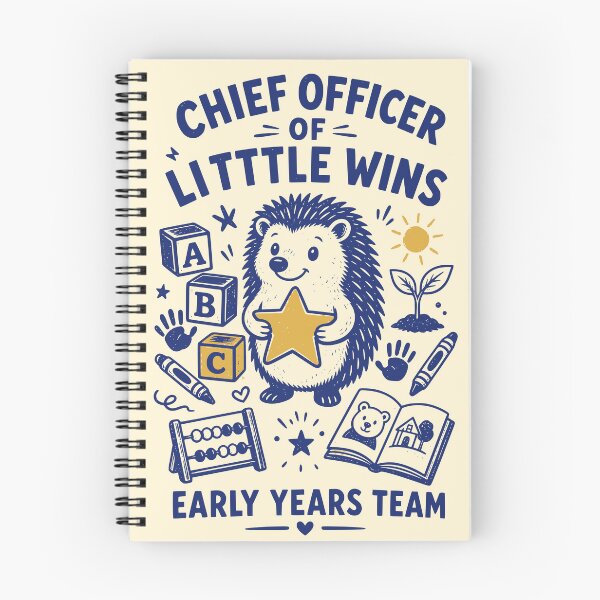 Item preview, Chief Officer Of Little Wins Early Years Team Hedgehog designed and sold by 89shirts.