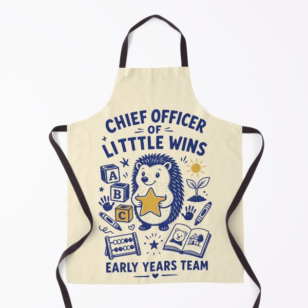 Item preview, Chief Officer Of Little Wins Early Years Team Hedgehog designed and sold by 89shirts.