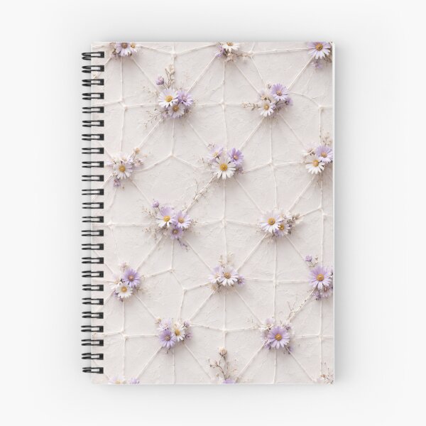 Item preview, Tiny Lavender Mesh Floral Pattern designed and sold by IntelliMindDesigns.