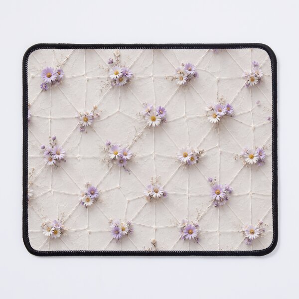 Item preview, Tiny Lavender Mesh Floral Pattern designed and sold by IntelliMindDesigns.