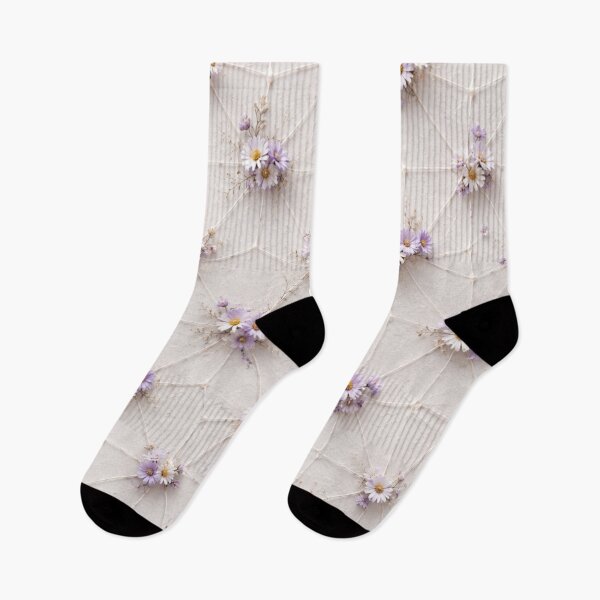 Item preview, Tiny Lavender Mesh Floral Pattern designed and sold by IntelliMindDesigns.