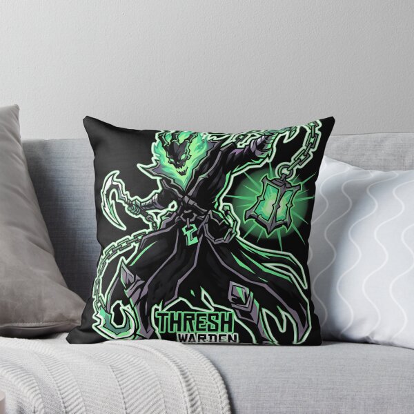 Artikelvorschau, Thresh League of Legends Vektor-Gaming-Grafik-T-Shirt entworfen und verkauft von Senpaiwaves.