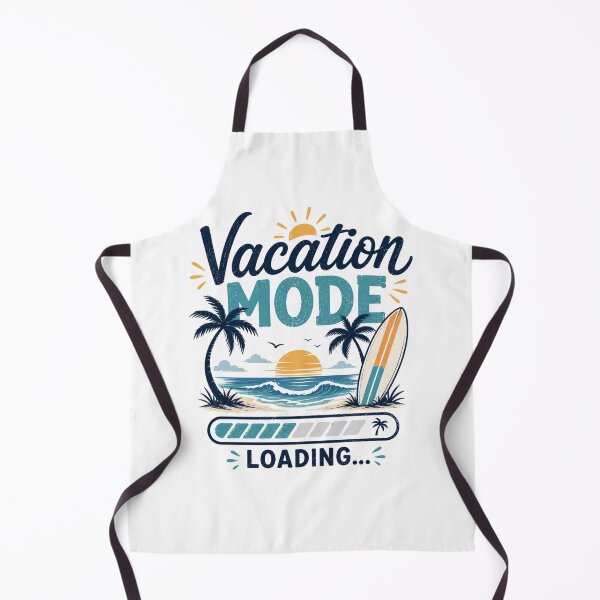 Item preview, Vacation Mode Loading T-Shirt – Funny Summer Beach Retro Sunset Graphic Tee designed and sold by Artimax-Studio.