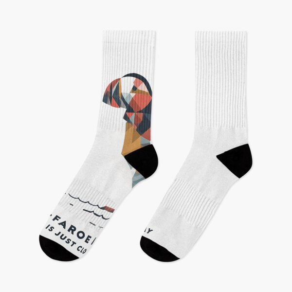 Item preview, Copy of Faroe Islands Puffin Travel Souvenir - Nordic Bird & Mountain Art designed and sold by OzzFrequency.